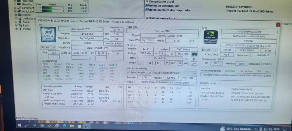 HP 3500 Pro Mini Tower