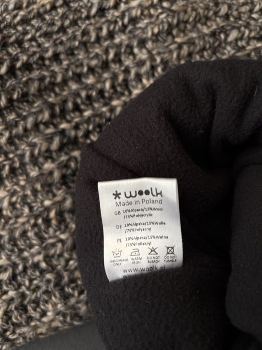 Komplet czapka + komin Woolk wełna i alpaka