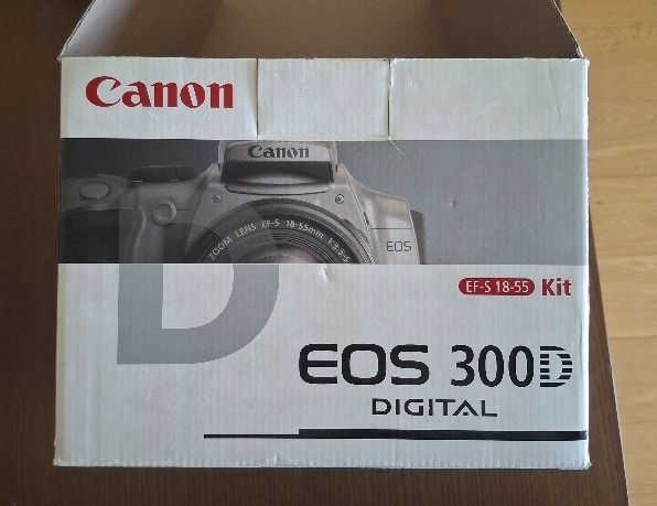 Canon 300D – Só Corpo | Em Caixa | Extras Incluídos