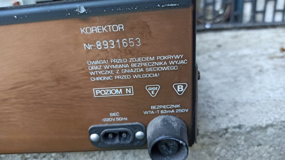 Korektor radmor 5471 części