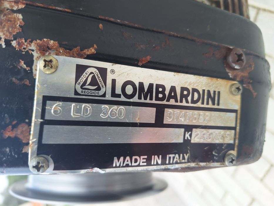 Motocultivador goldoni com motor lombarddini diesel