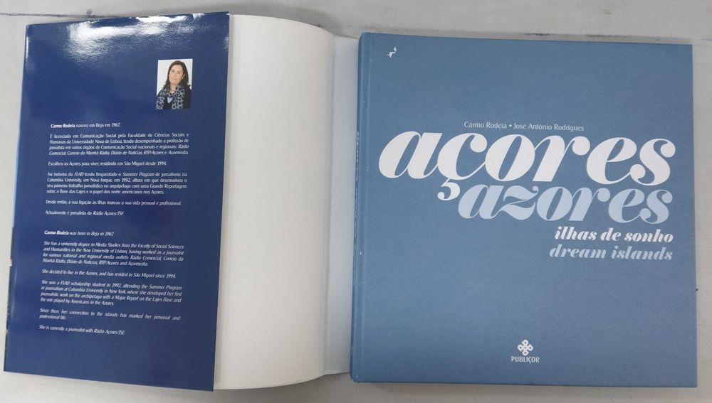 Açores - Ilhas de Sonho.  Livro como novo