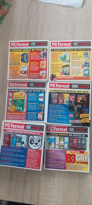 PC Format płytki CD ZESTAW 62 sztuki