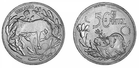 Moeda Comemorativa 5€ Unicórnio 2023 Heróis da Mitologia NOVA