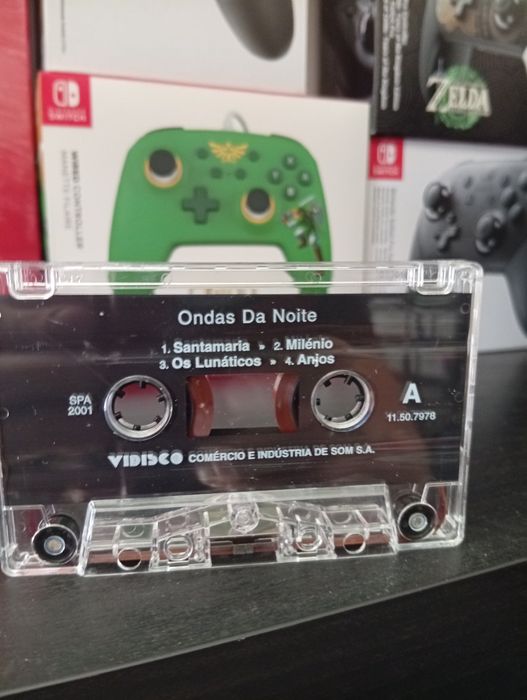 Cassete audio ondas da noite