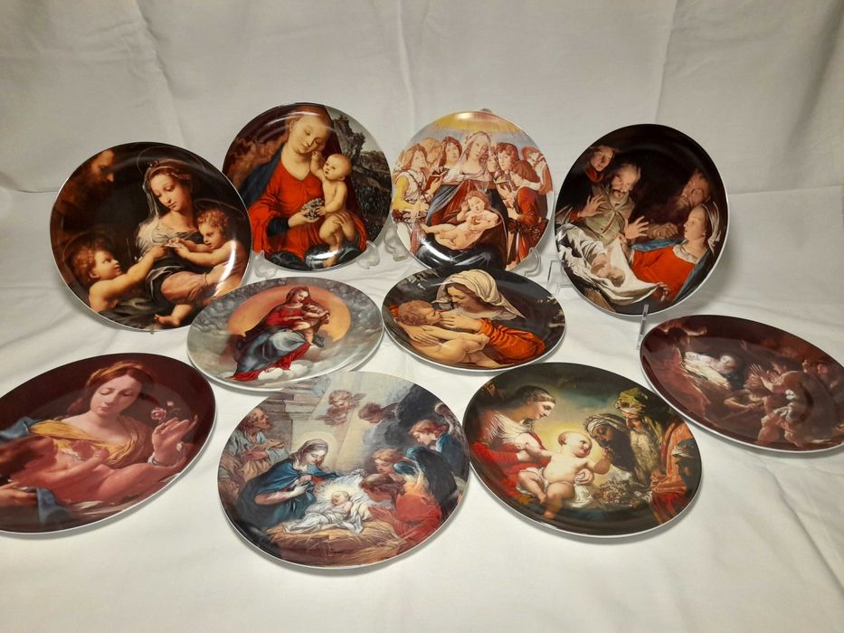 Pratos de Natal Vista Alegre - 1990, 92, 93, 94, 96, 98, 99,2005