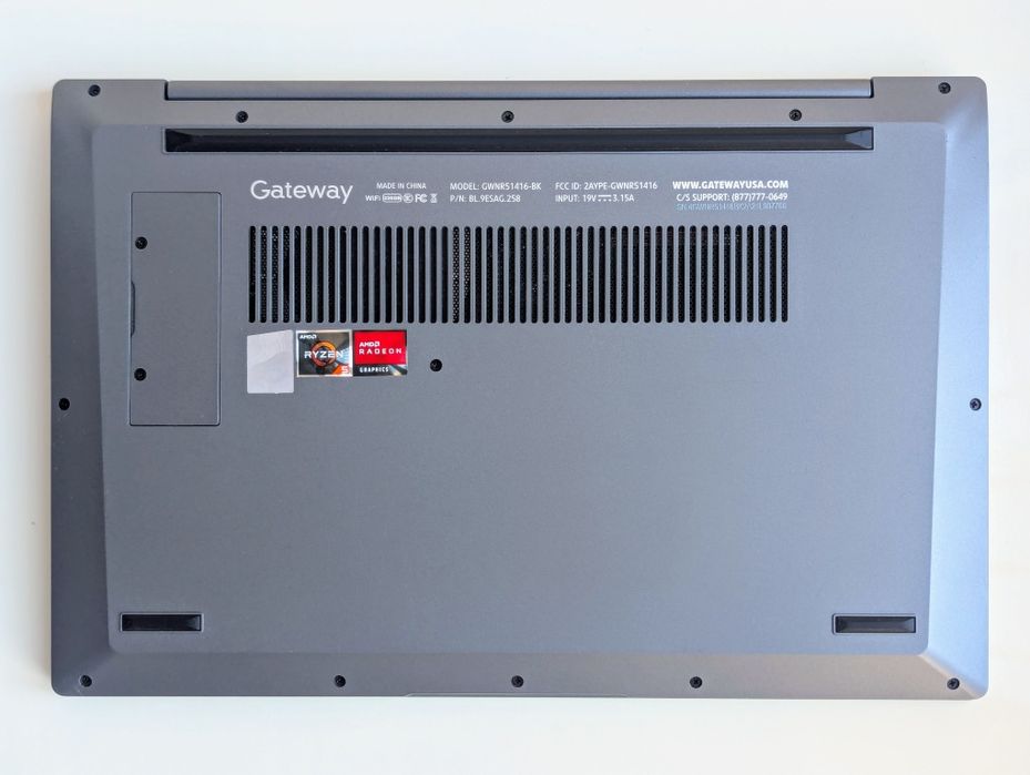 Тонкий ноутбук Gateway 14 AMD Ryzen R5 3500 8Gb DDR4 128-1Tb SSD IPS