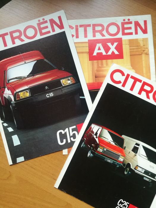 Prospekt Citroen zestaw 3szt.