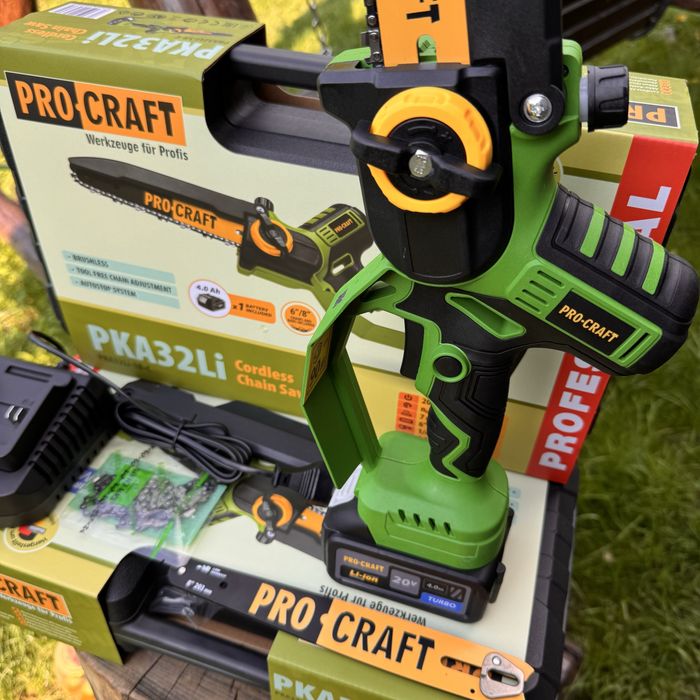Ланцюгова пила акумуляторна сучкоріз Procraft PKA32Li безщіткова