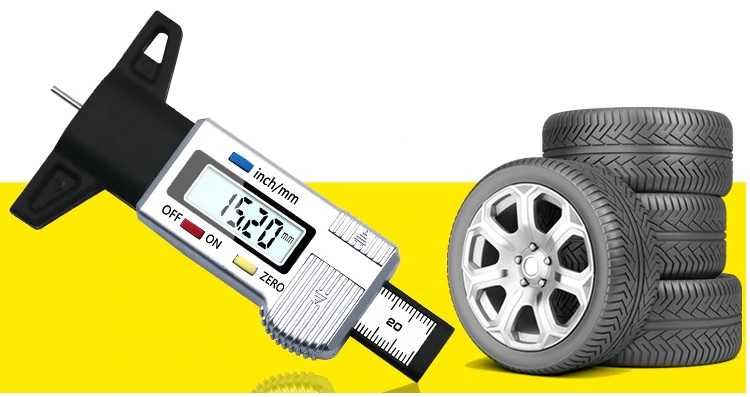 Medidor Digital de profundidade do Piso de Pneus - ARTIGO NOVO