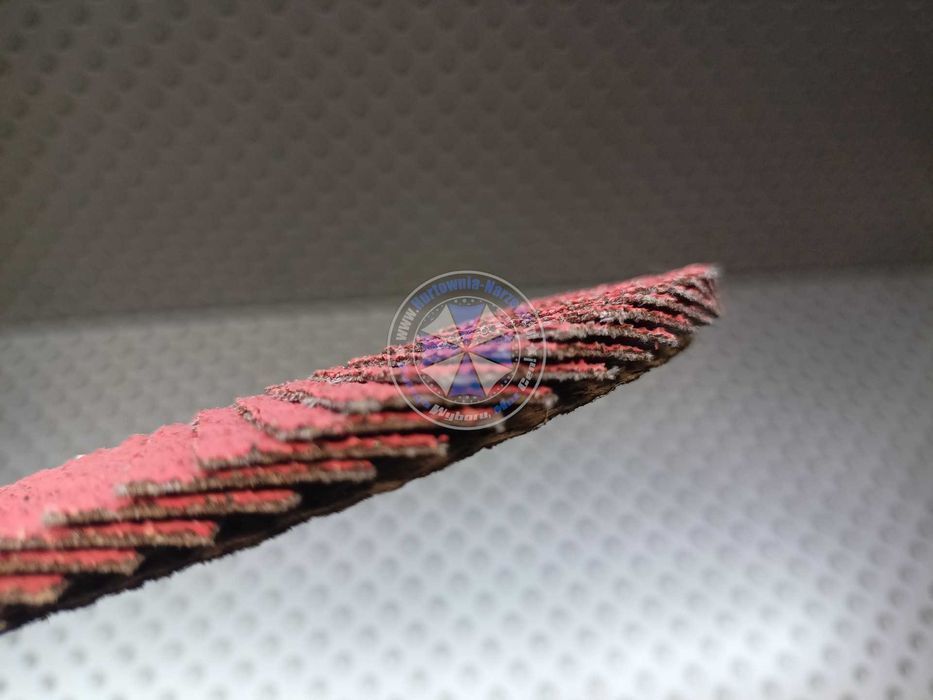 10szt. Tarcza Listkowa Ceramiczna 125mm P40 FELMAN Ceramic RED lamelka