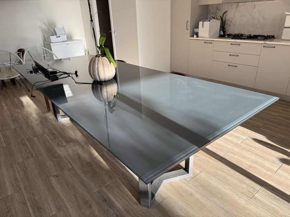 Tampo de mesa em vidro laminado 7016 3,00x1,20m