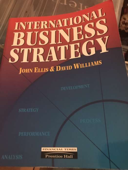 Livro international Business Strategy de John Ellis e David Williams