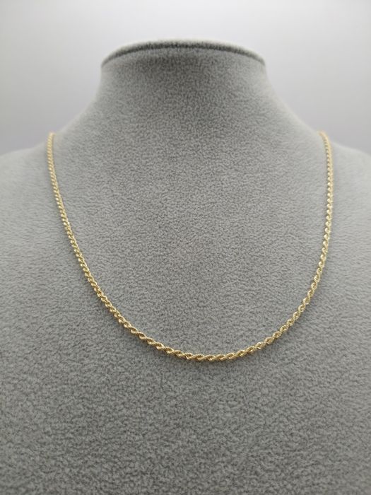 Złoty Łańcuszek Kordel 50cm Pr.585 Nowy Zapraszamy