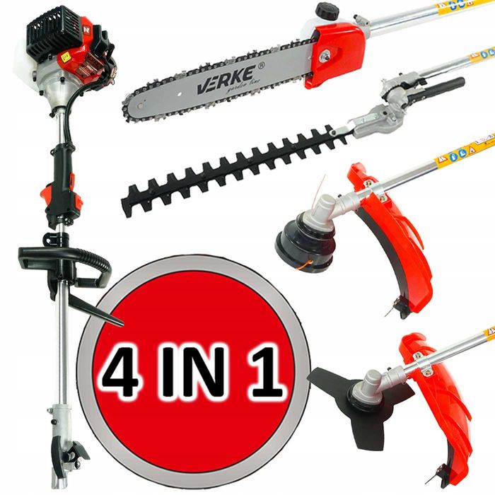 Kosa Spalinowa Nożyce Piła łańcuchowa Pilarka MULTI ZESTAW