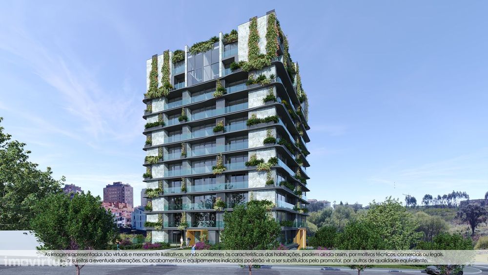 Apartamento T2 Novo com 2 casas de banho Sd/CO — Mafamude E Vilar Do Paraíso, Porto