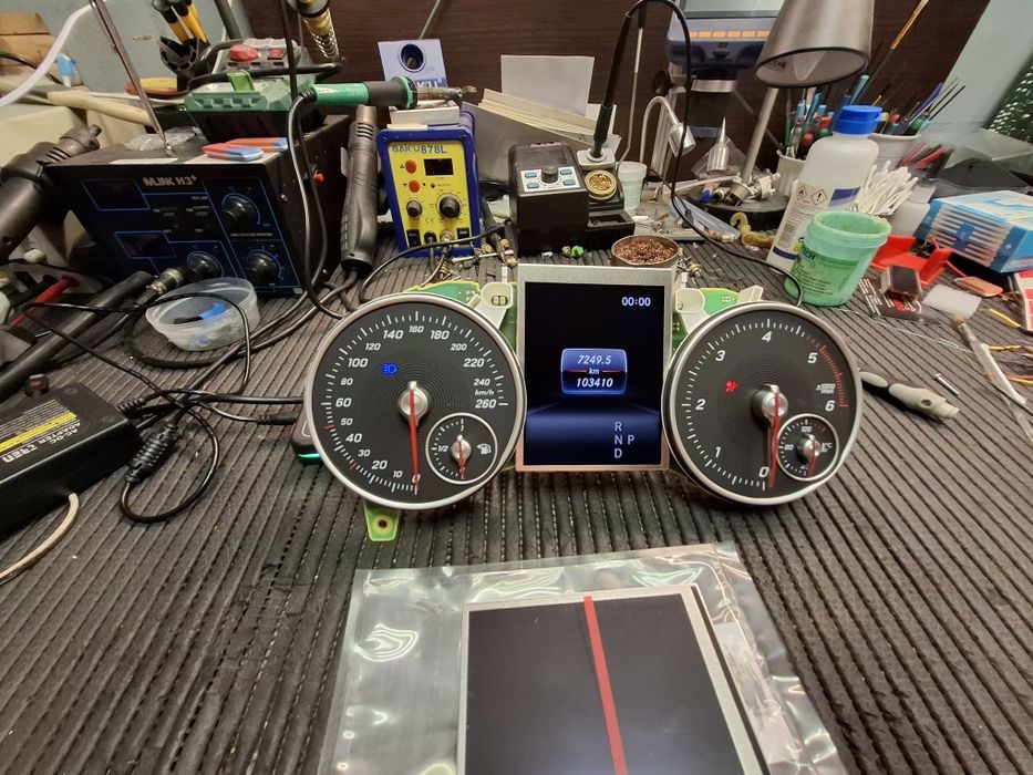 Reparação quadrantes mercedes w176 w246 cla etc...