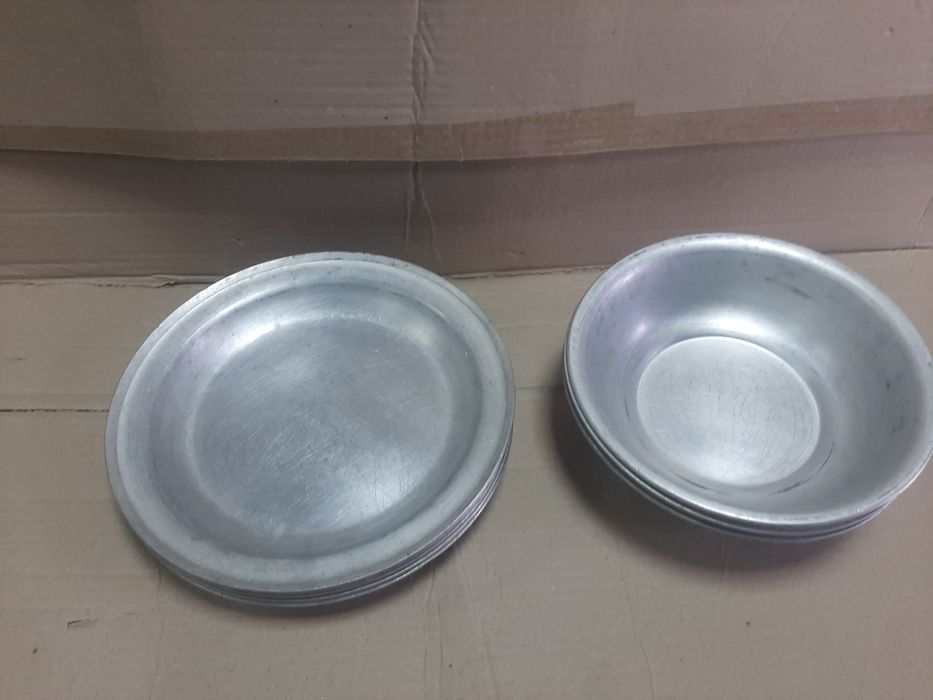 Кружка новая и б.у эмалированная ссср 370-400гр. Ложка ал , тарелка ал