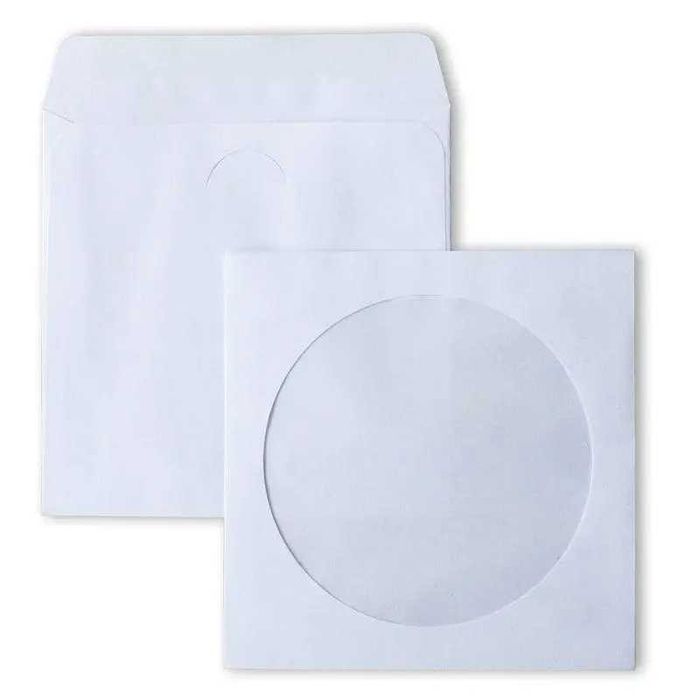 Конверт для CD (с окошком)  124х124мм в упаковке 100 шт.