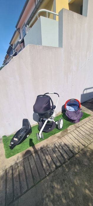 Quinny mood + ovo c/isofix bebeconfort + alcoda quinny + cadeira