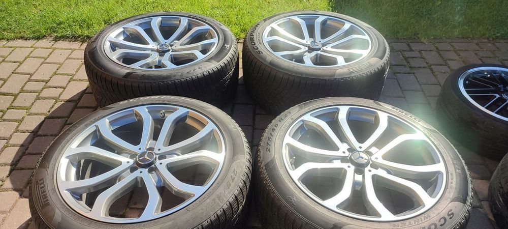 Koła Zimowe Felgi Aluminiowe Oryg. Mercedes GLE 2x315/40/21 2x275/45/21Bdb.
