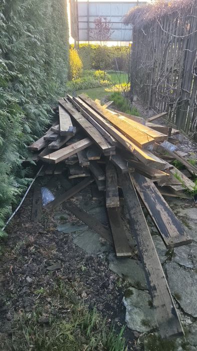 Deski z rozbiórki