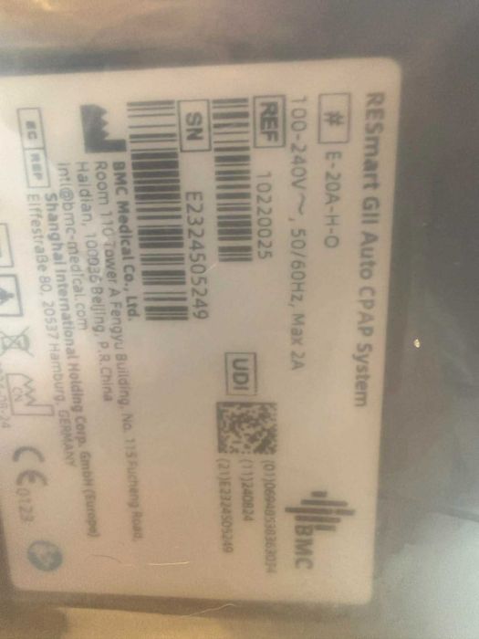 Aparat do bezdechu sennego RESmart GII BMC 3,5″ – autocpap