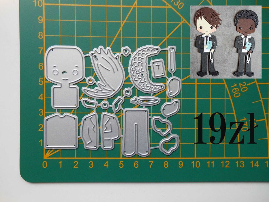 Wykrojnik chłopiec w garniturze - Komunia Święta