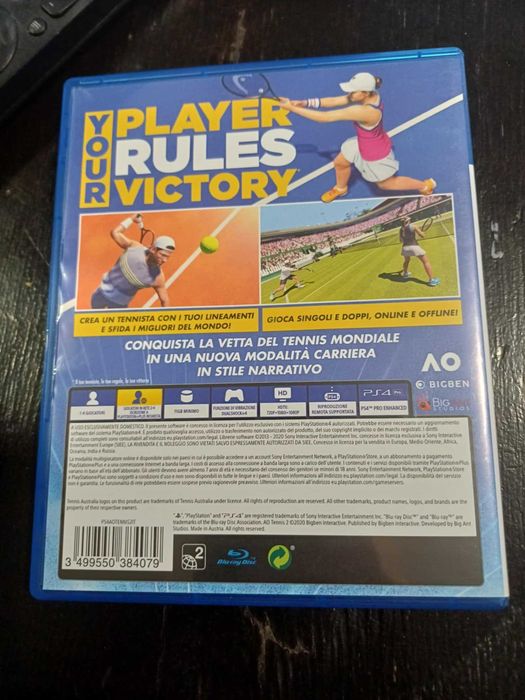 Gra na konsolę AOTENNIS 2 - Play Station 4.