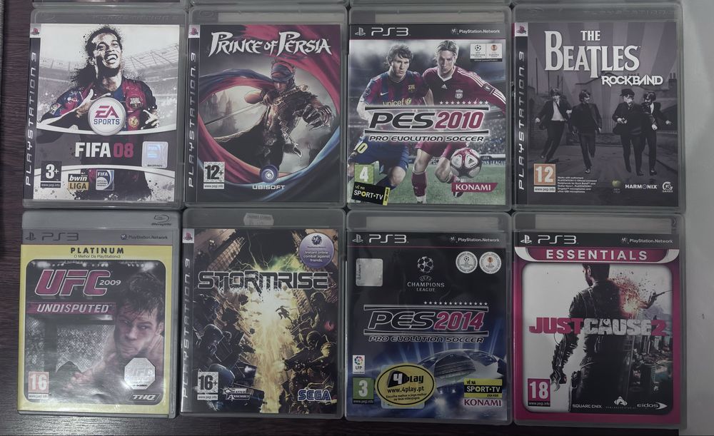 Jogos PS3 Originais – Pack de 4 jogos – Excelente  Estado
