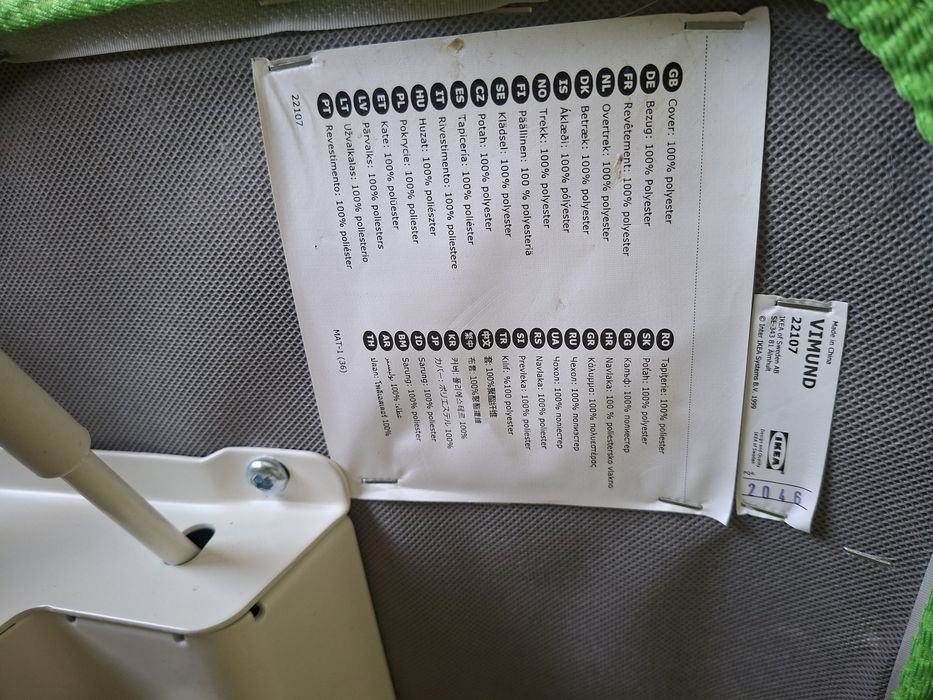 Ikea vimund krzeslo biurkowe dla dziecka 120-140