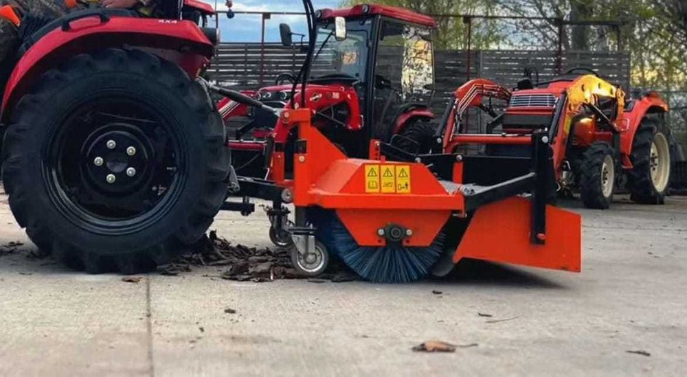 Zamiatarka Hydrauliczna WOM TUZ  Odśnieżarka NOWA 120 cm dostawa 48H RATY, zbiornik na nieczystości , opcja : szczotka boczna , raty nie metal-technik