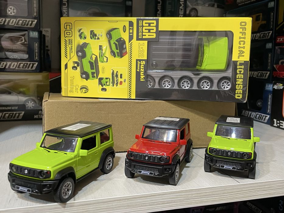 1:32 1:24 Нова машинка Suzuki Jinmy ( Jimny ) металева колекційна