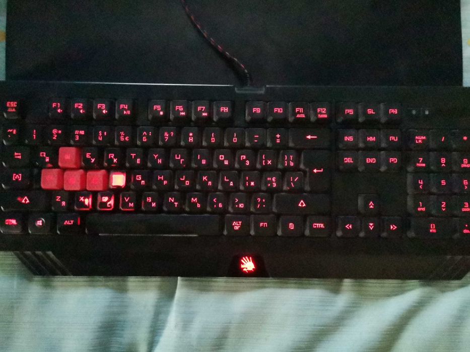 Клавіатура ігрова A4tech bloody B120