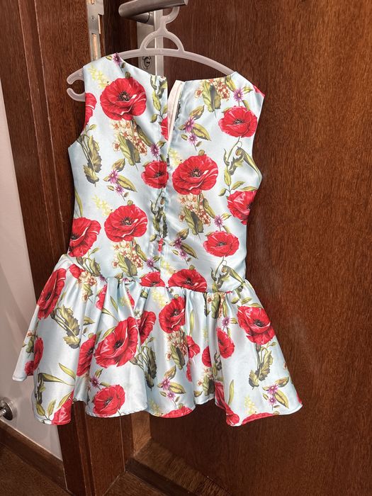 vestido menina 6 anos saia levantada por tule
