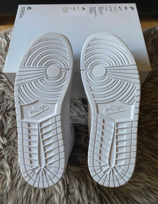 Nike air jordan 1 white men sneakers nowe oryginalne buty 36-44