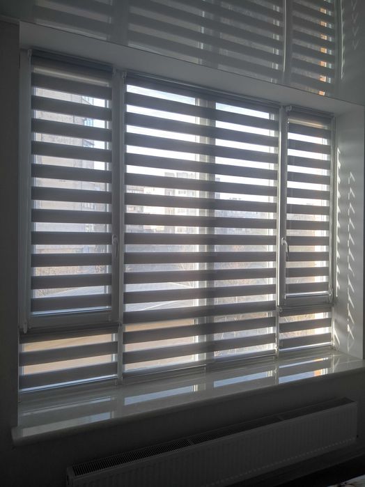 Рулонные жалюзи, шторы День-Ночь, тканевые ролеты Woda 2090 Сумы