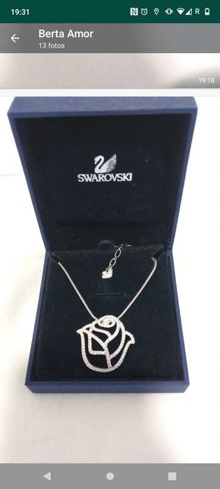 Fios Swarovski com caixa