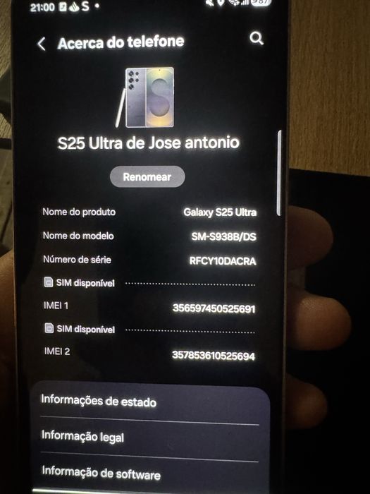 Vendo samsung s25 ultra
