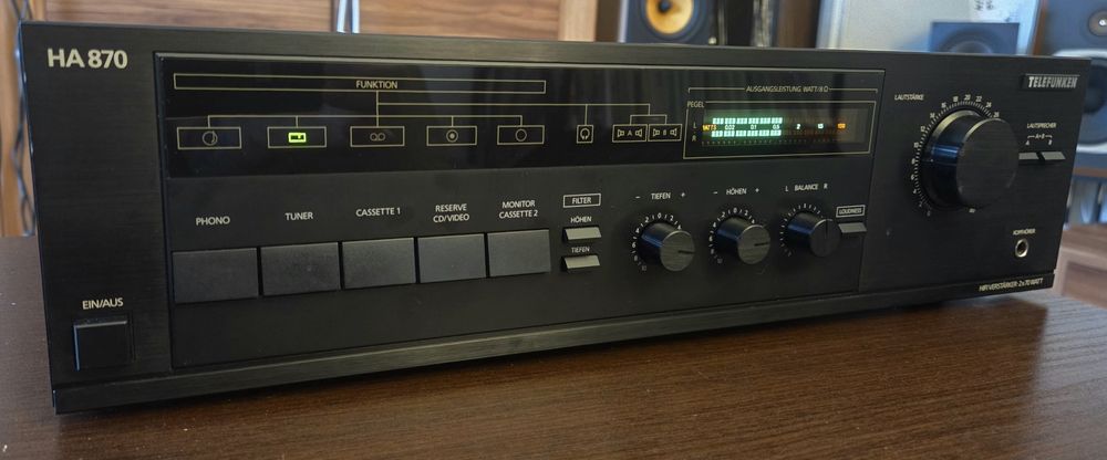 Piękny wzmacniacz Telefunken HA-870 870