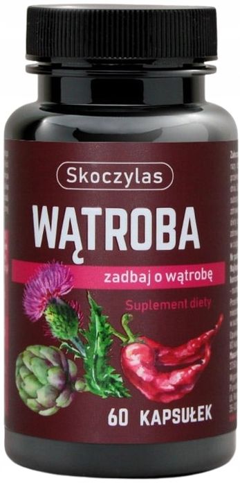 skoczylas wątroba ostropest plamisty karczoch trawienie 60 kapsułek