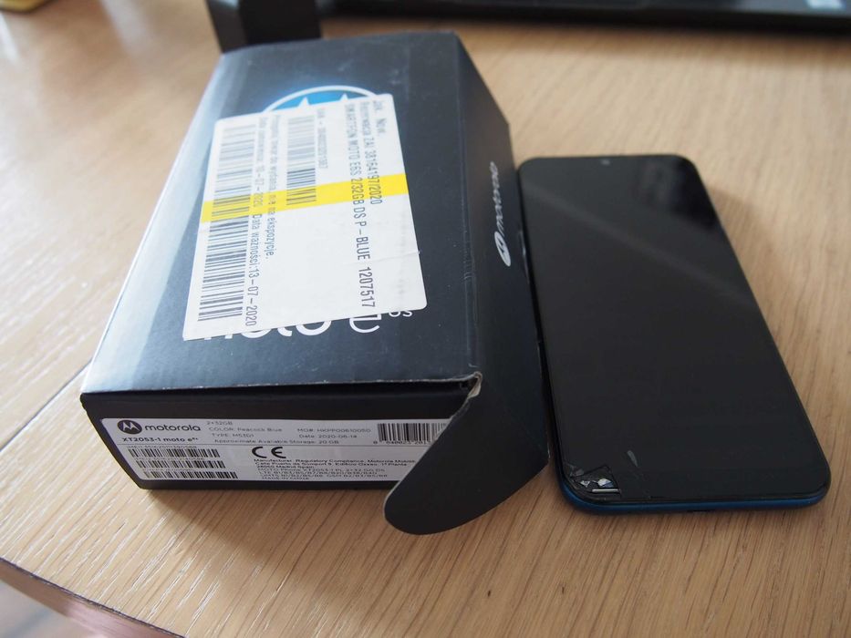 Uszkodzona Motorola E6S 2/32GB Niebieska