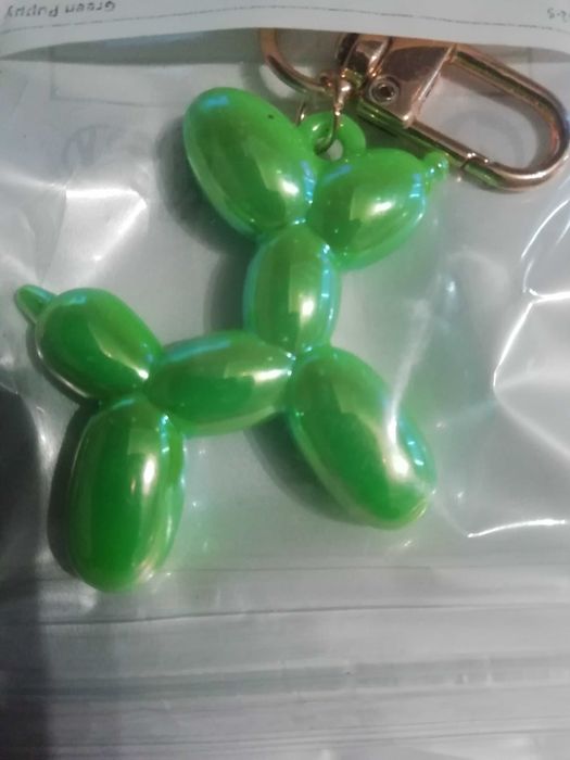Porta-chaves forma de cão balão simples