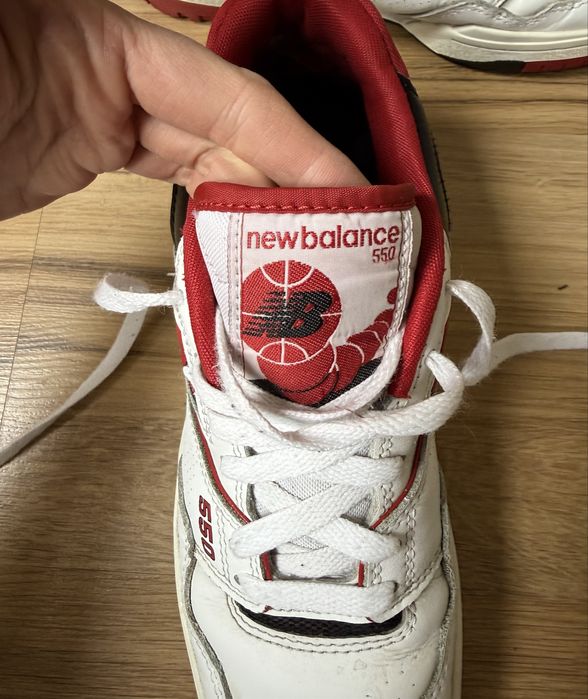 New balance 550 red