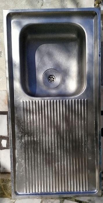 Lava-loiça com uma cuba de inox (usada) - Vendo