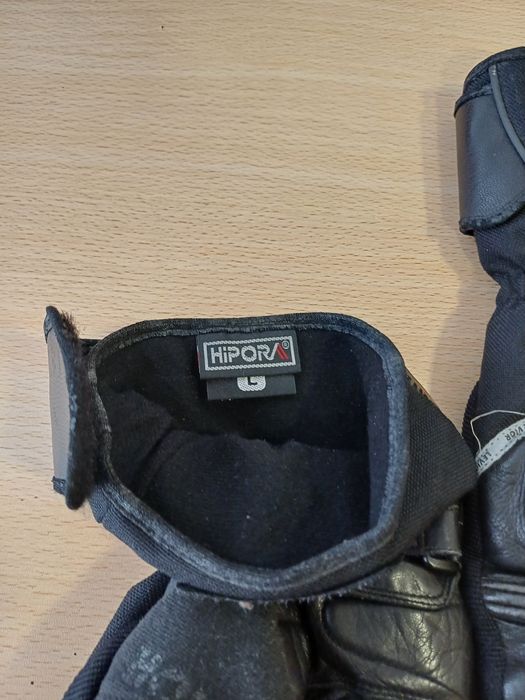 Luvas pretas para moto, tamanho L