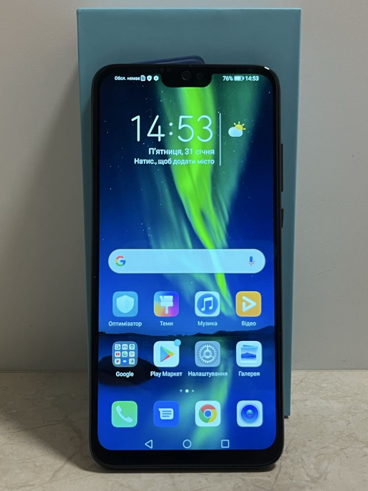 Нові! Huawei HONOR 8X 6/128 Black в комплекті +чохол+захисне скло.: 2 ...