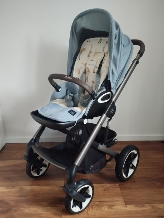 Wózek Cybex Talos 2023 sky blue spacerówka+gondola+adaptery