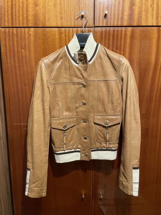 Жіночий піджак YESLONDON, шкіряний, 42 розмір, демісезон