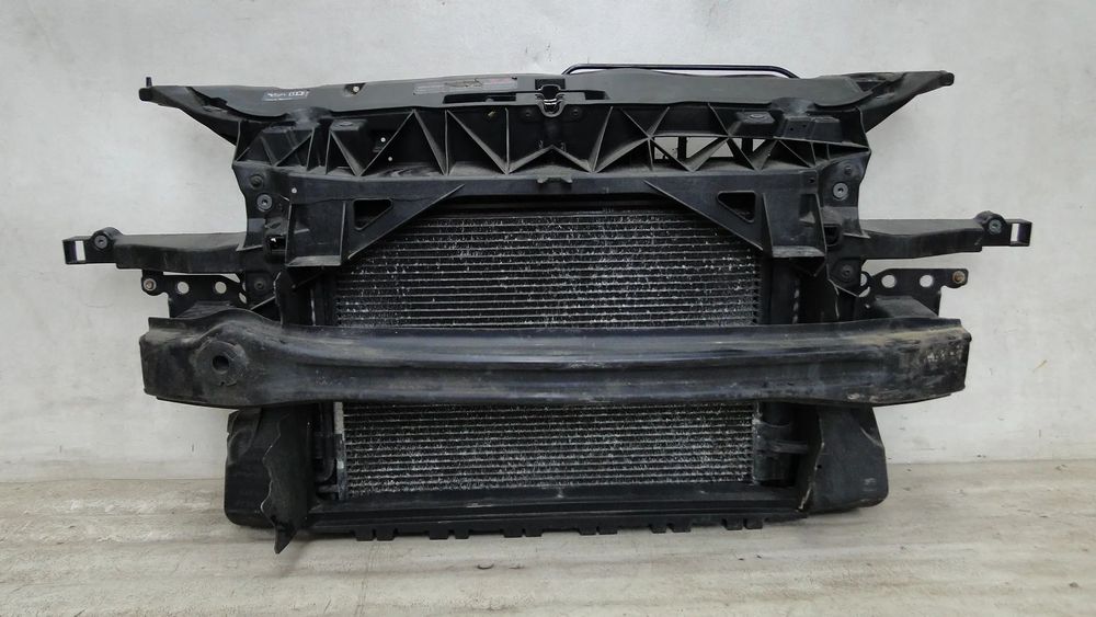 SEAT ALTEA TOLEDO III PAS PRZEDNI CHŁODNICA WODY KLIMATYZACJI INTERCOOLER WENTYLATOR BELKA KOMPLET 1.9TDI EUROPA